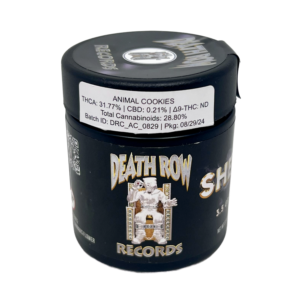 Death Row Records - THCA Flower - Animal Cookies - 3.5g Jar - Indica-Dominant Death Row Records - THCA Flower - Animal Cookies - 3.5g Jar - Indica-Dominant